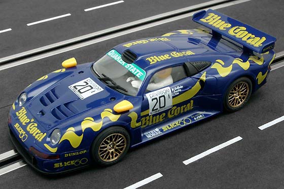 Ninco Porsche 911 GT1 Evo Blue Coral